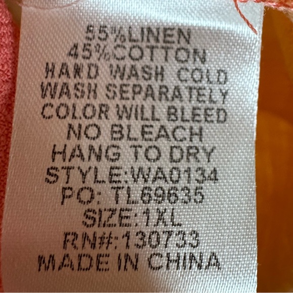 Umgee + Linen/Cotton Top - Picture 7 of 7